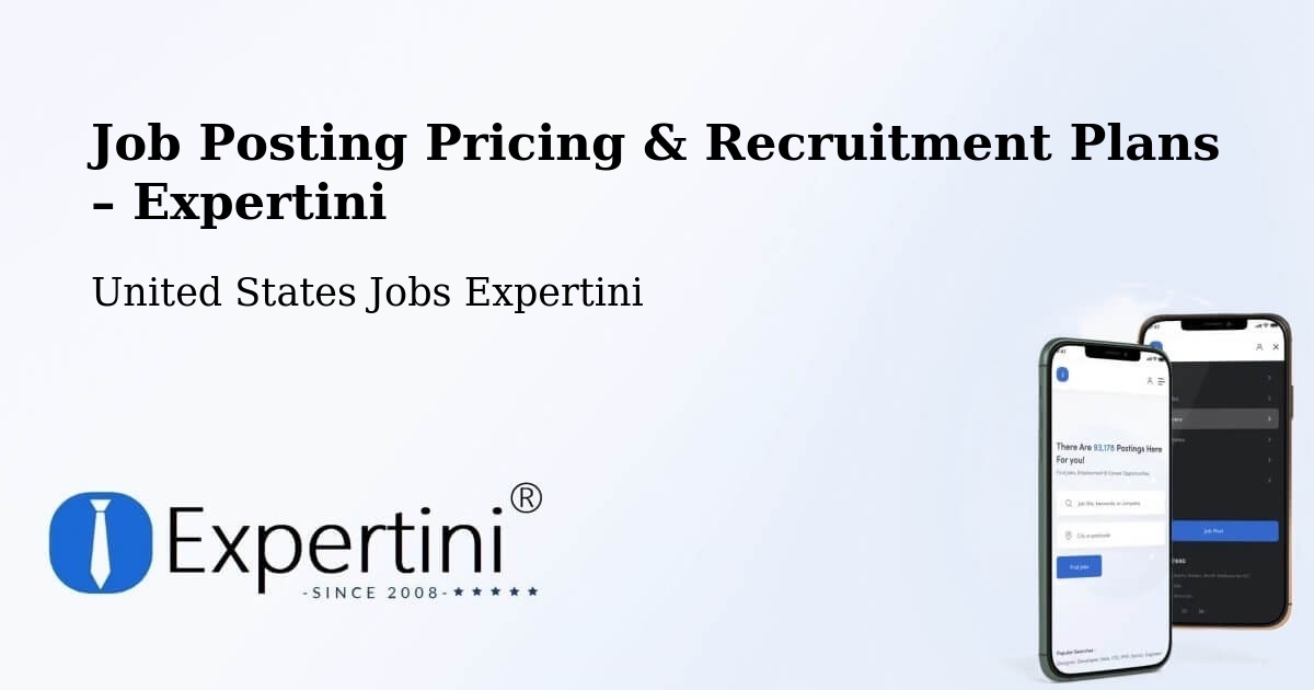 Job Posting Pricing & Recruitment Plans – Cranbury - Cranbury, United States Jobs Expertini